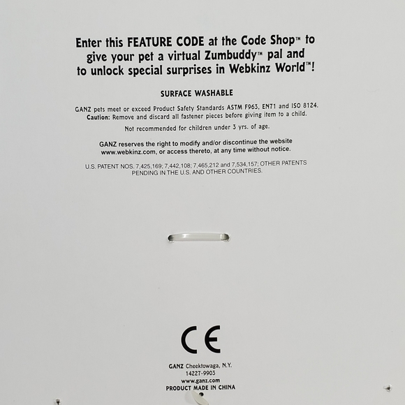 Webkinz Zumbuddy Zahara First Edition Yellow Blue Plush Littlr Buddy New - Picture 6 of 8